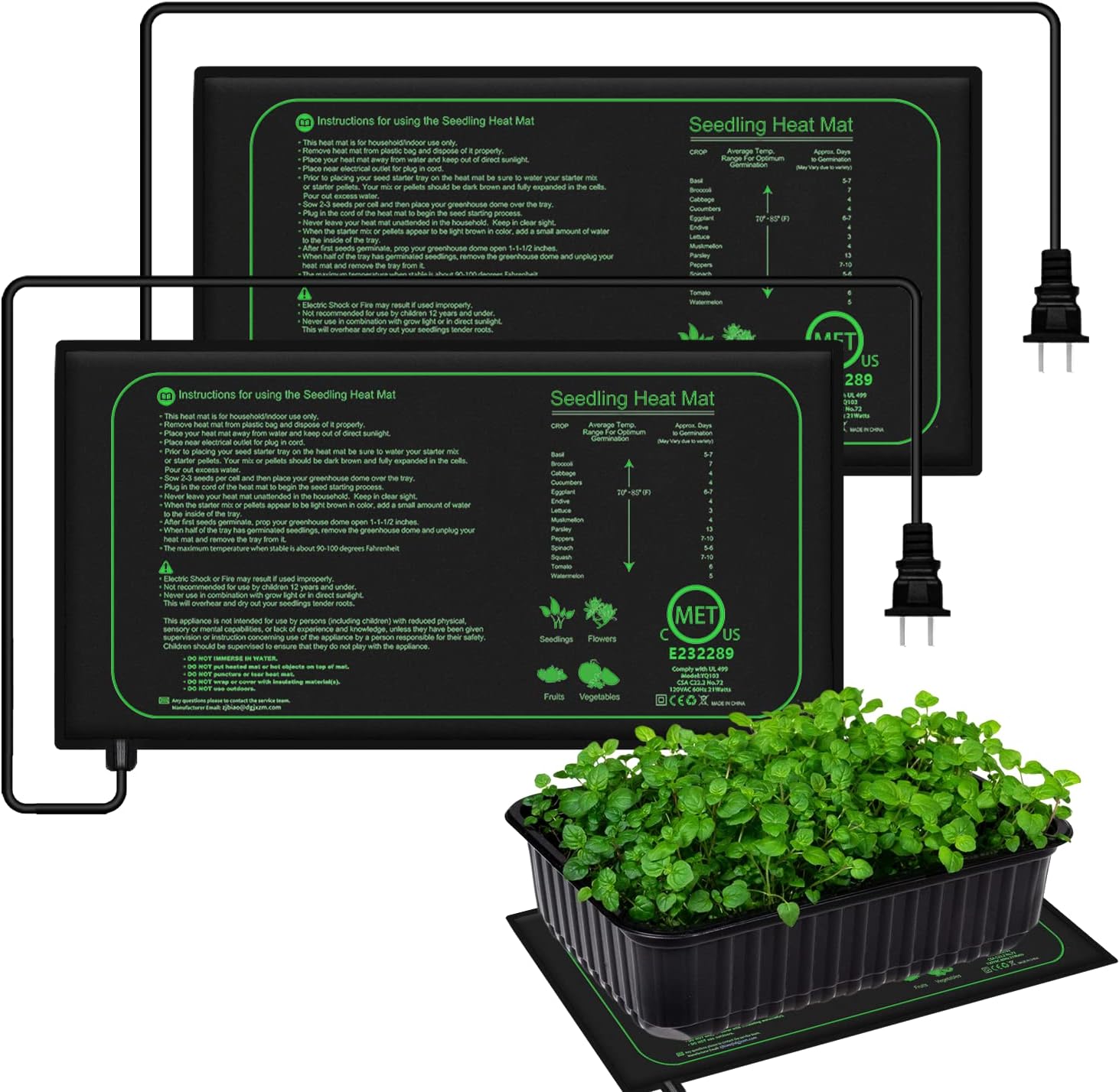 10/25/50CM Seedling Heat Mat I - огляд і ціна Home Decor Uk