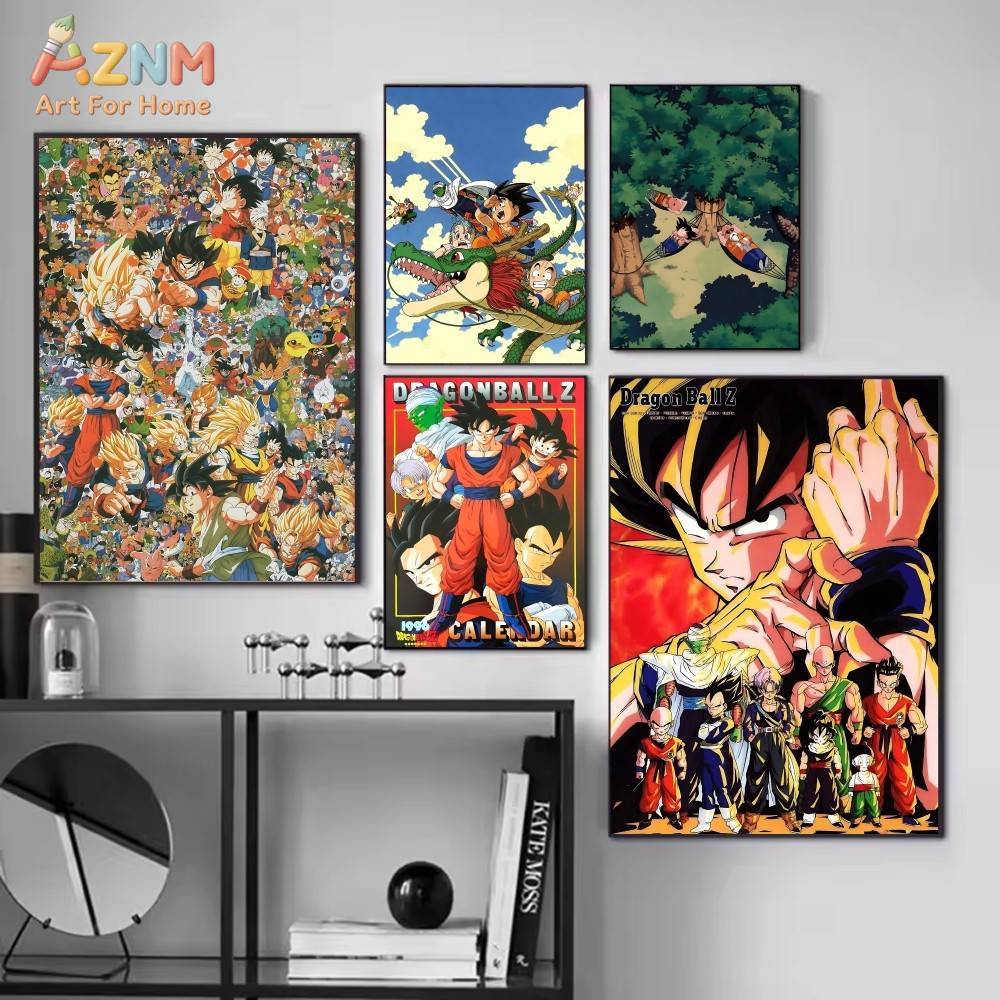 AZNM Dragon Ball Z Unframed Ca - огляд і ціна Geometric Wall Art