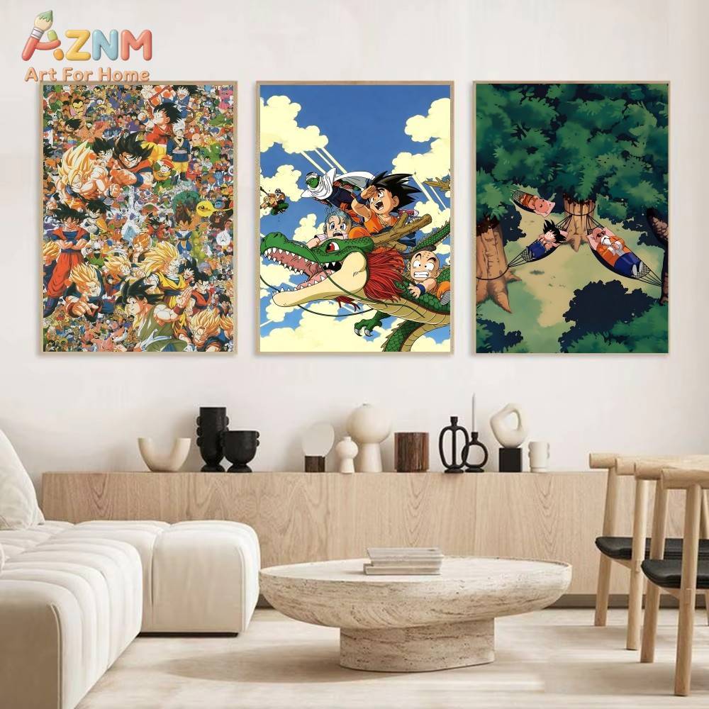 AZNM Dragon Ball Z Unframed Ca - огляд і ціна Geometric Wall Art
