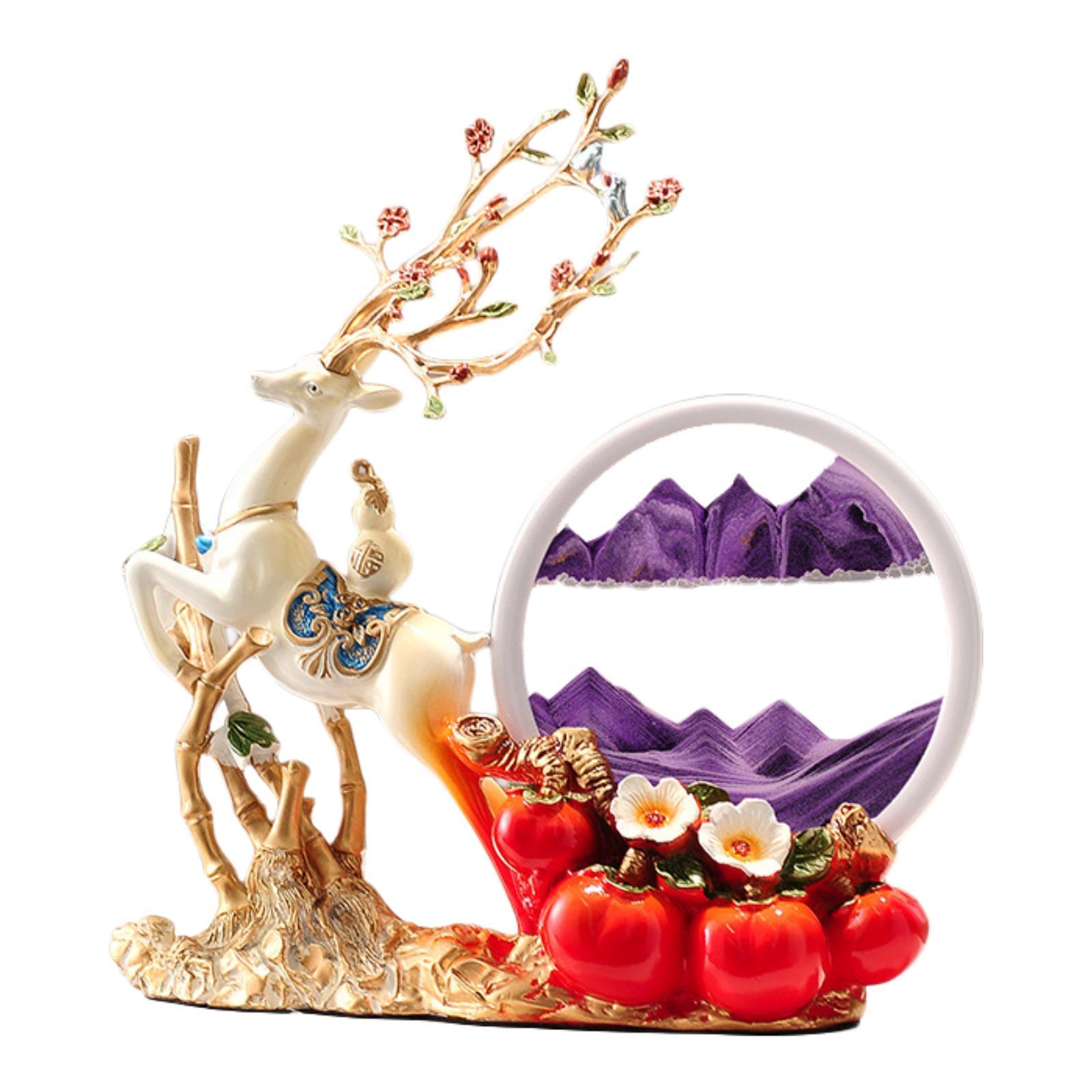Decor Deer Figurine Resin Orna - огляд і ціна Sand Art Picture