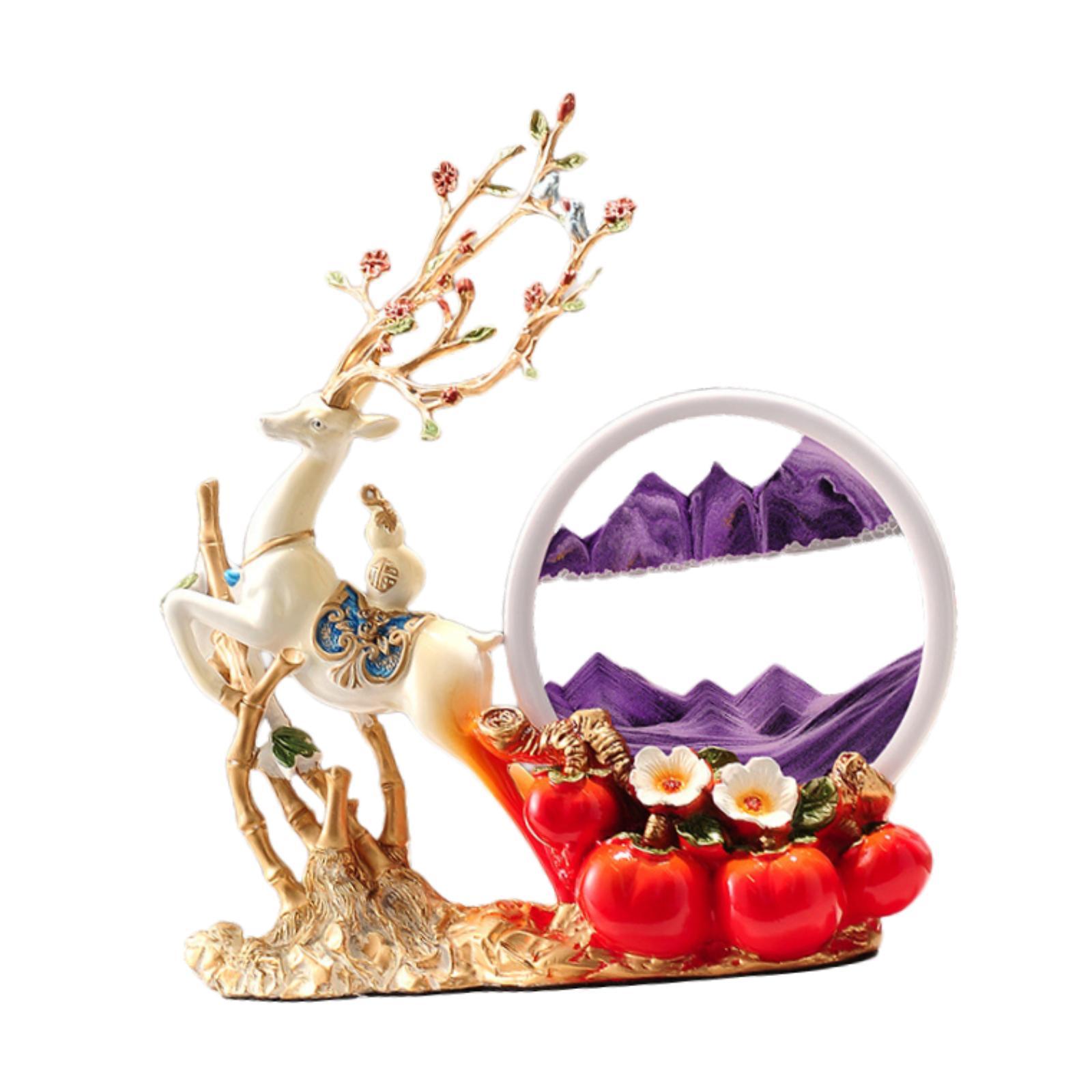 Decor Deer Figurine Resin Orna - огляд і ціна Sand Art Picture