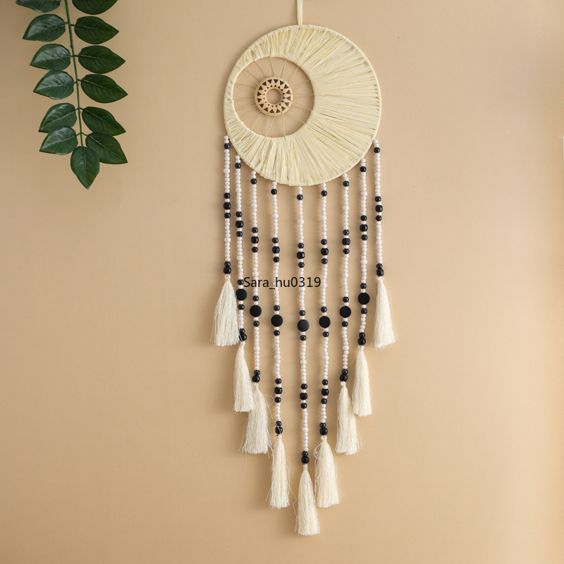 Nordic Hollow Double Circle Ma - огляд і ціна Macrame Wall Hanging