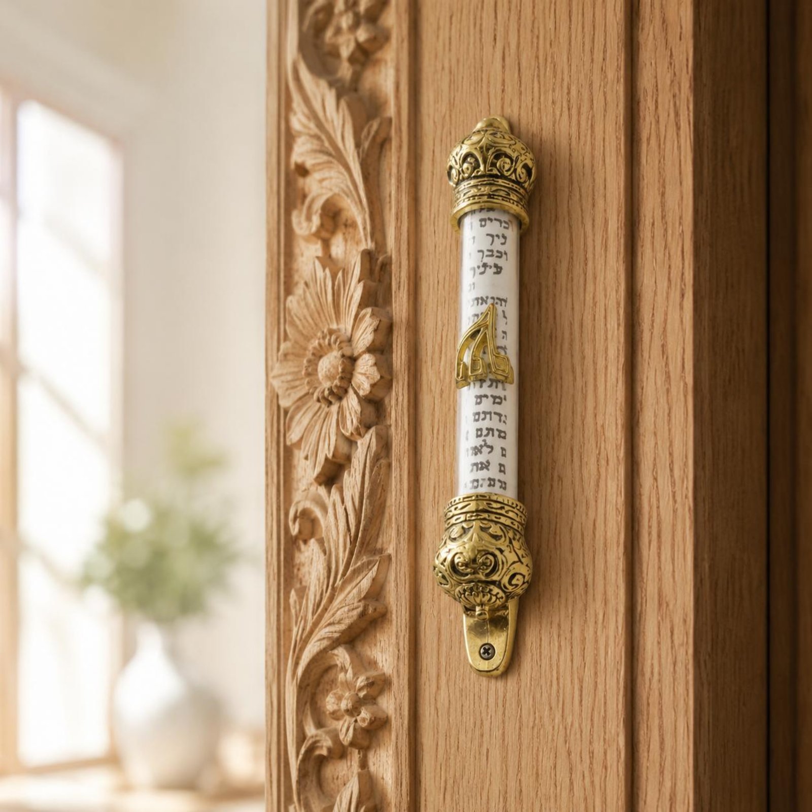 Clear Mezuzah Crown-toppedStyl - огляд і ціна Home Decor Youtube