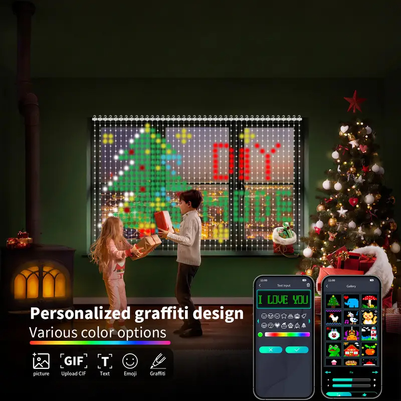 Smart RGB Pixel Curtain Lights - огляд і ціна Home Decor App Free