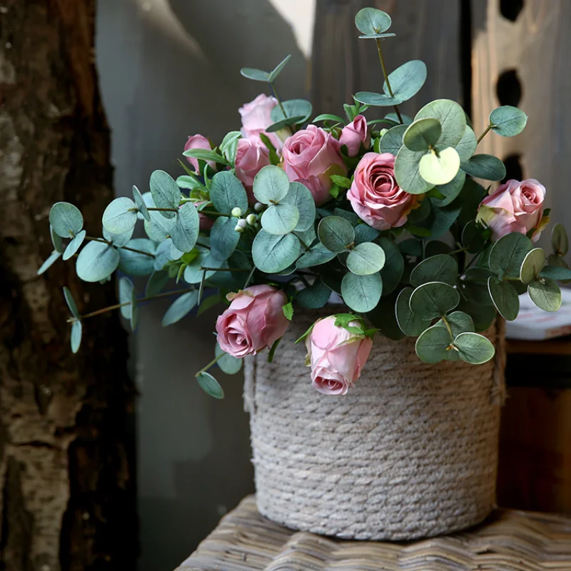 50CM Fresh 3 Fork Feel Eucalyp - огляд і ціна Artificial Hanging Plants