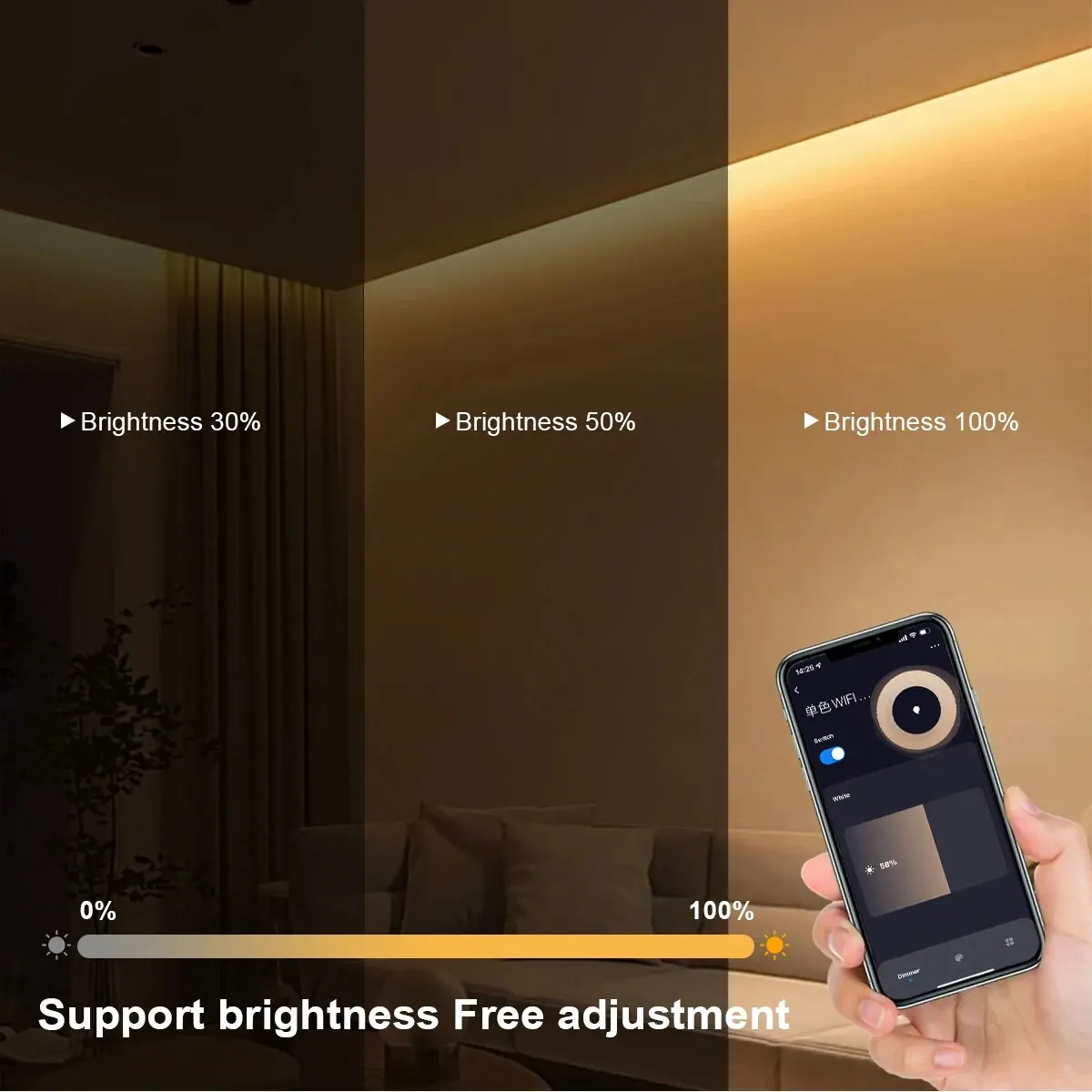 Tuya Smart COB LED Strip Light - огляд і ціна Home Decor App Free