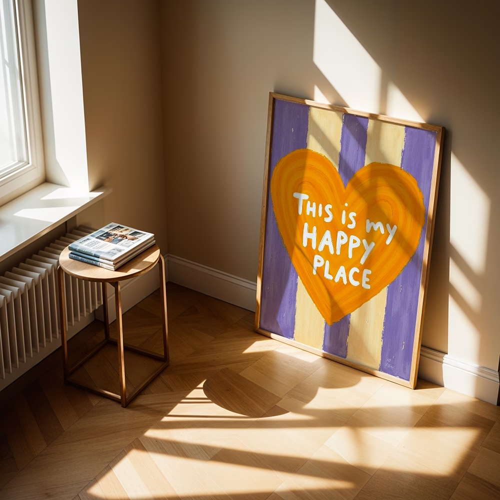Modern,Retro This Is My Happy  - огляд і ціна Home Decor Retro