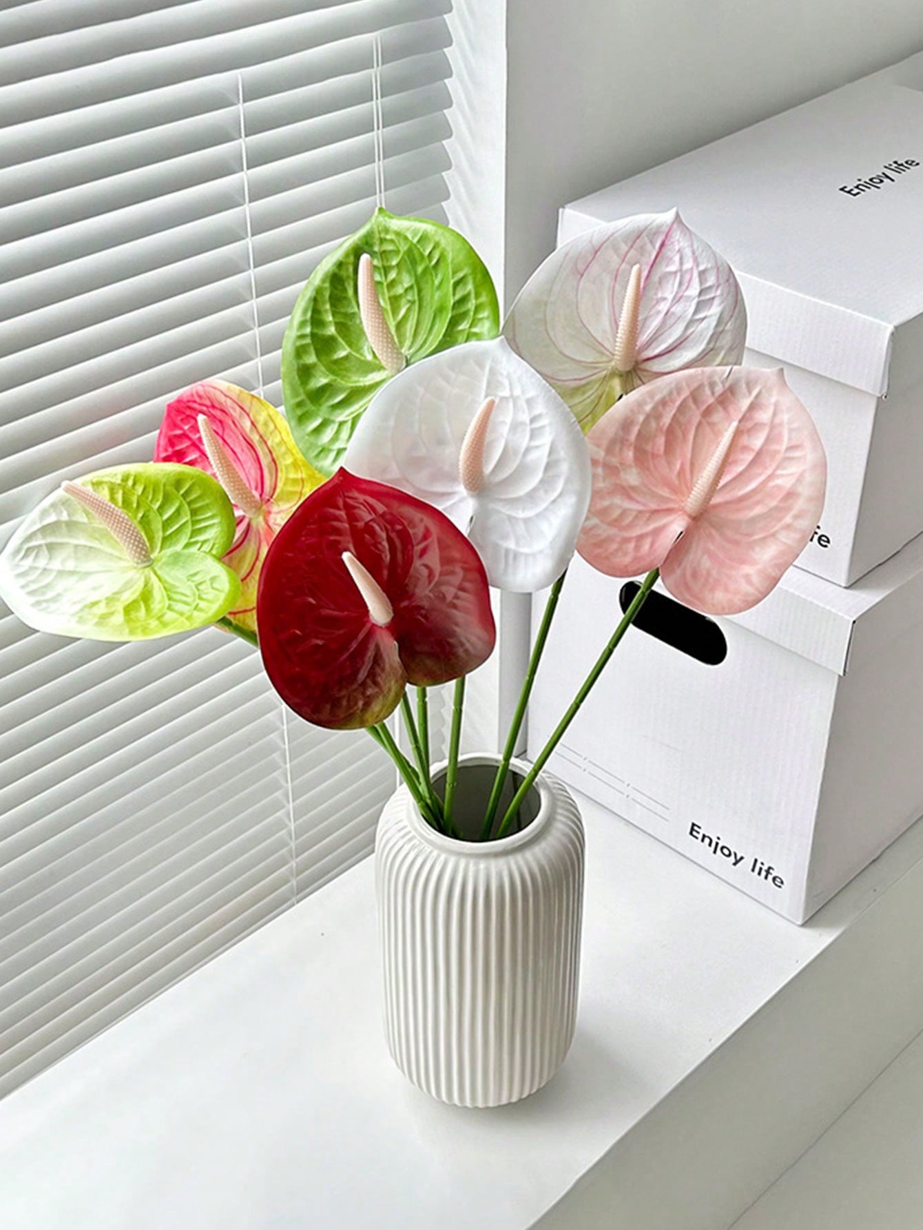 1/5pcs Artificial Anthurium Fl - огляд і ціна Home Decor Center
