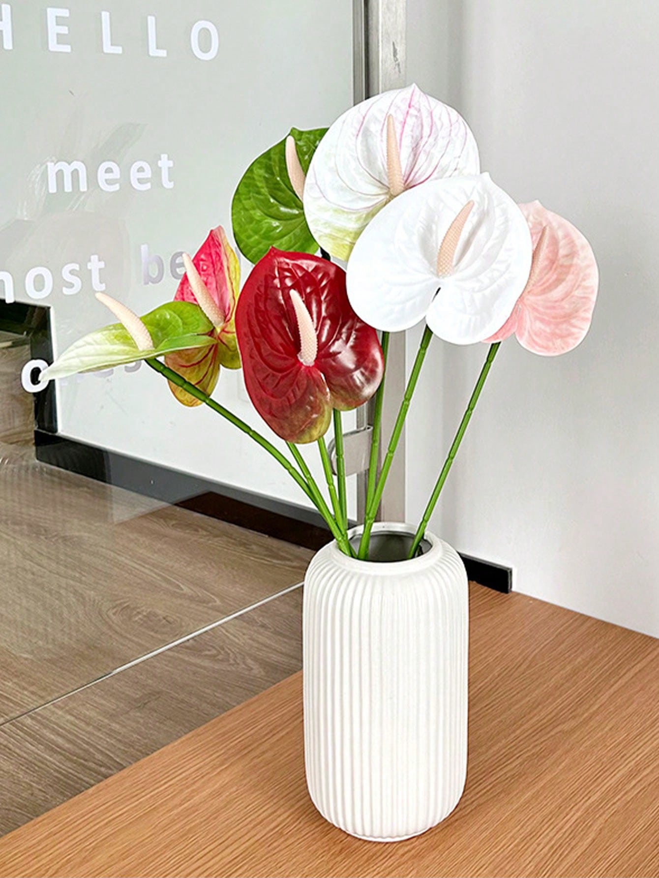 1/5pcs Artificial Anthurium Fl - огляд і ціна Home Decor Center
