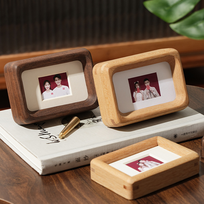 3 '4' ID Photo Frame Magnetic  - огляд і ціна Bamboo Photo Frame