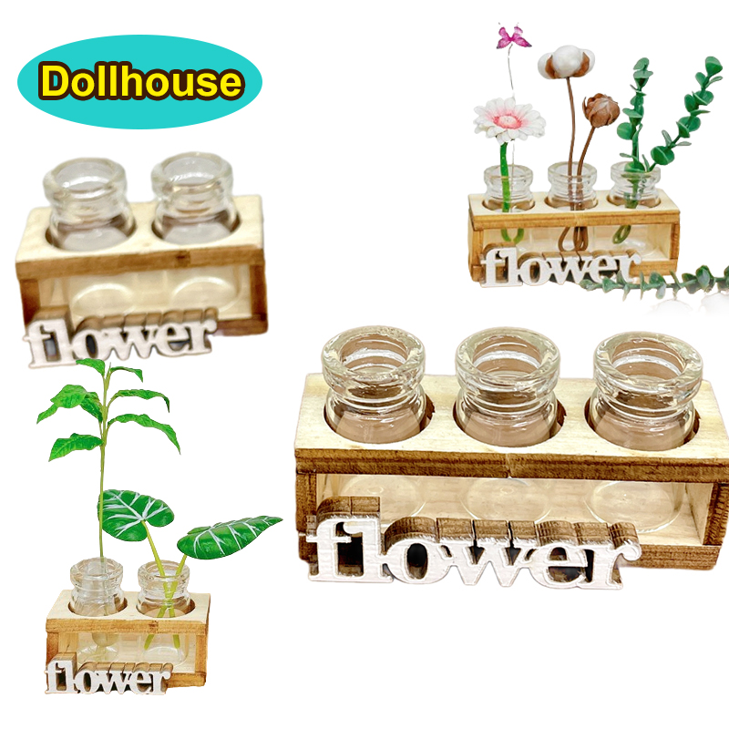 1Set 1:12 Dollhouse Miniature  - огляд і ціна Home Decor Flowers