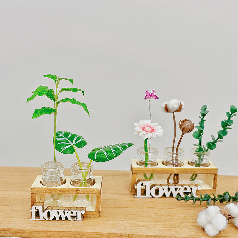 1Set 1:12 Dollhouse Miniature  - огляд і ціна Home Decor Flowers