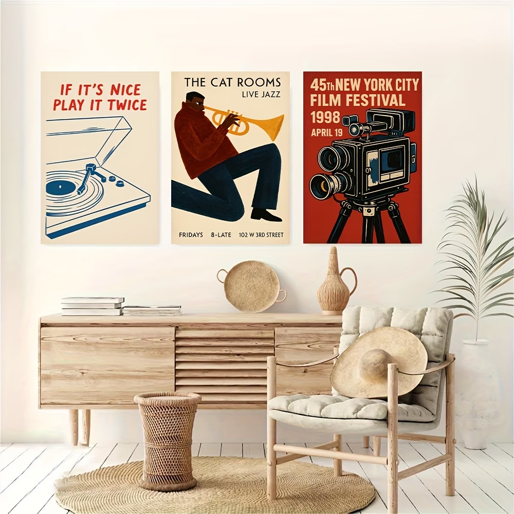 Modern,Retro Jazz Cat, New Yor - огляд і ціна Home Decor Retro