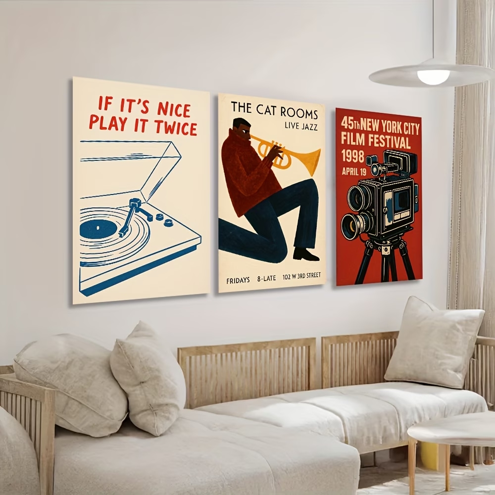 Modern,Retro Jazz Cat, New Yor - огляд і ціна Home Decor Retro