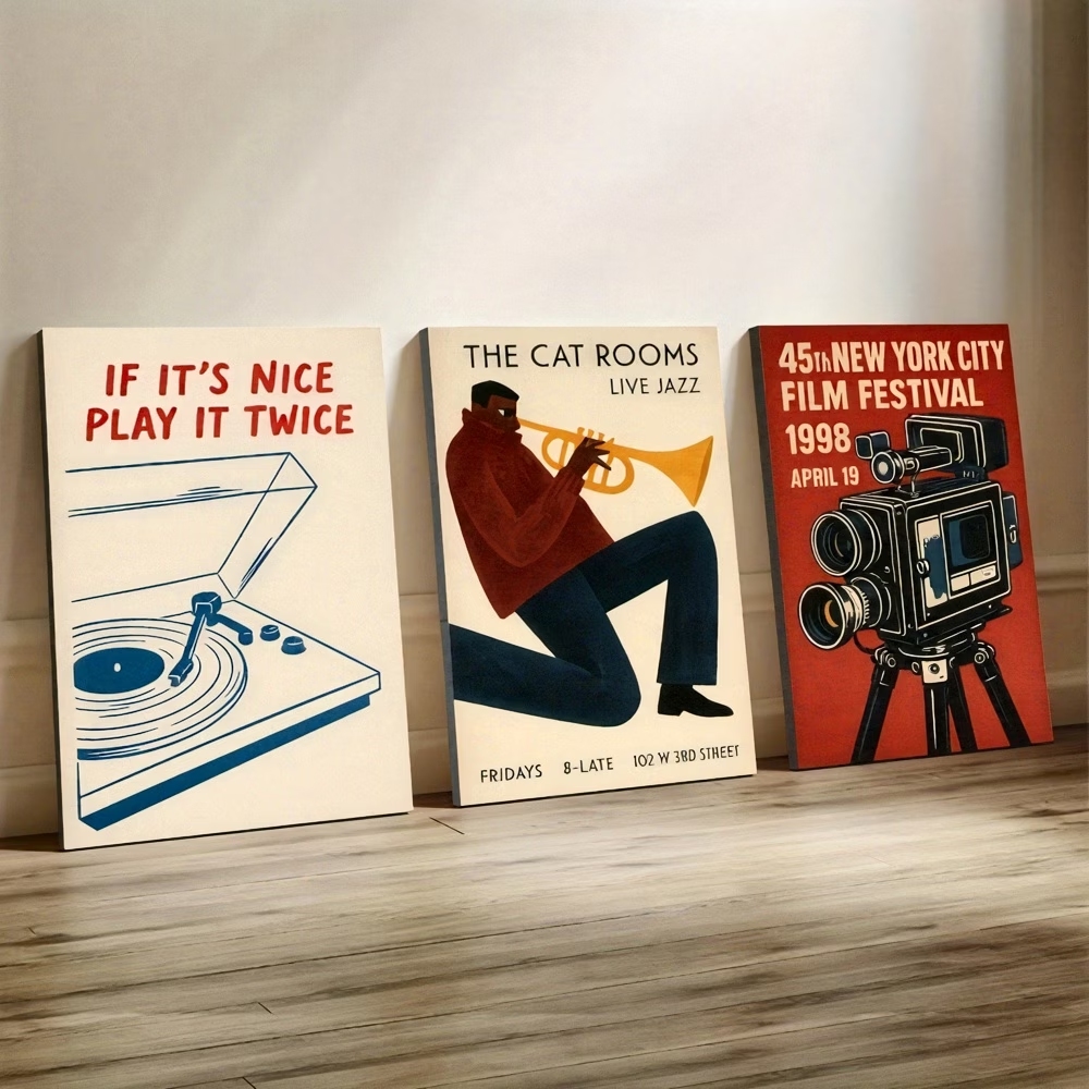 Modern,Retro Jazz Cat, New Yor - огляд і ціна Home Decor Retro