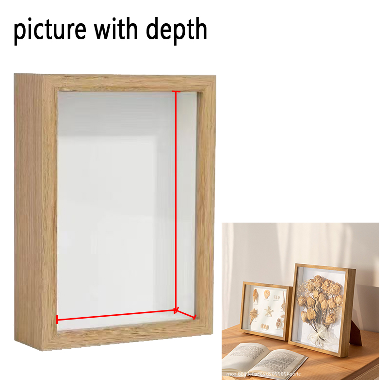 3D Wooden Picture Frames Depth - огляд і ціна Bamboo Photo Frame