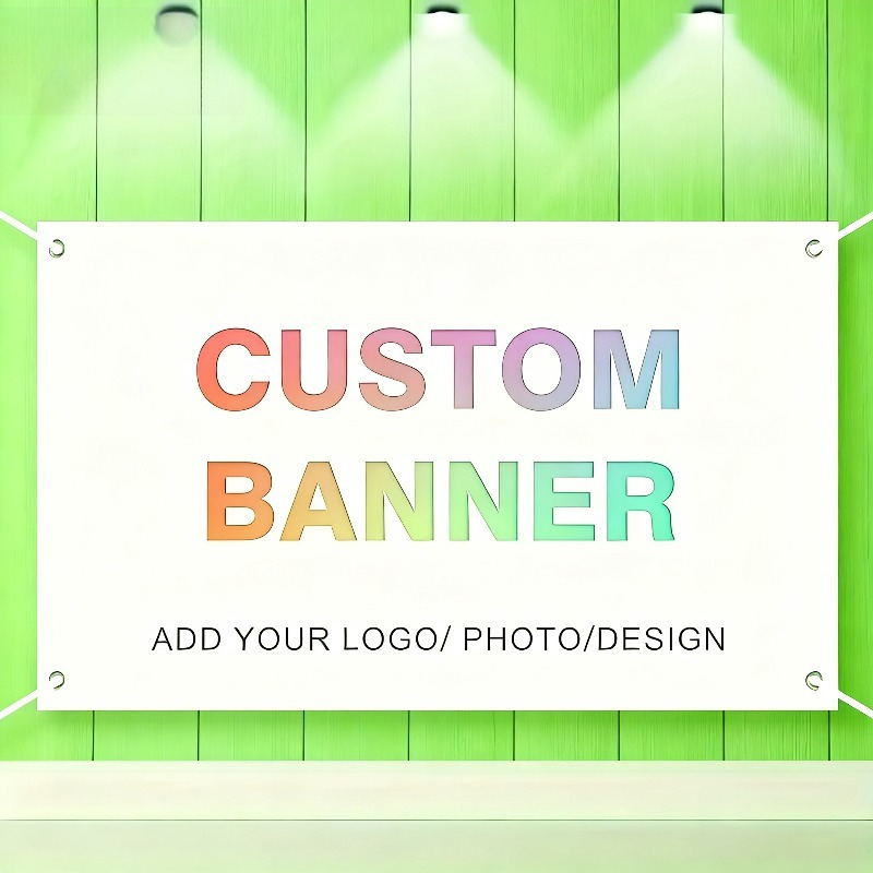 Customizable Photo Banners wit - огляд і ціна Home Decor Fabric