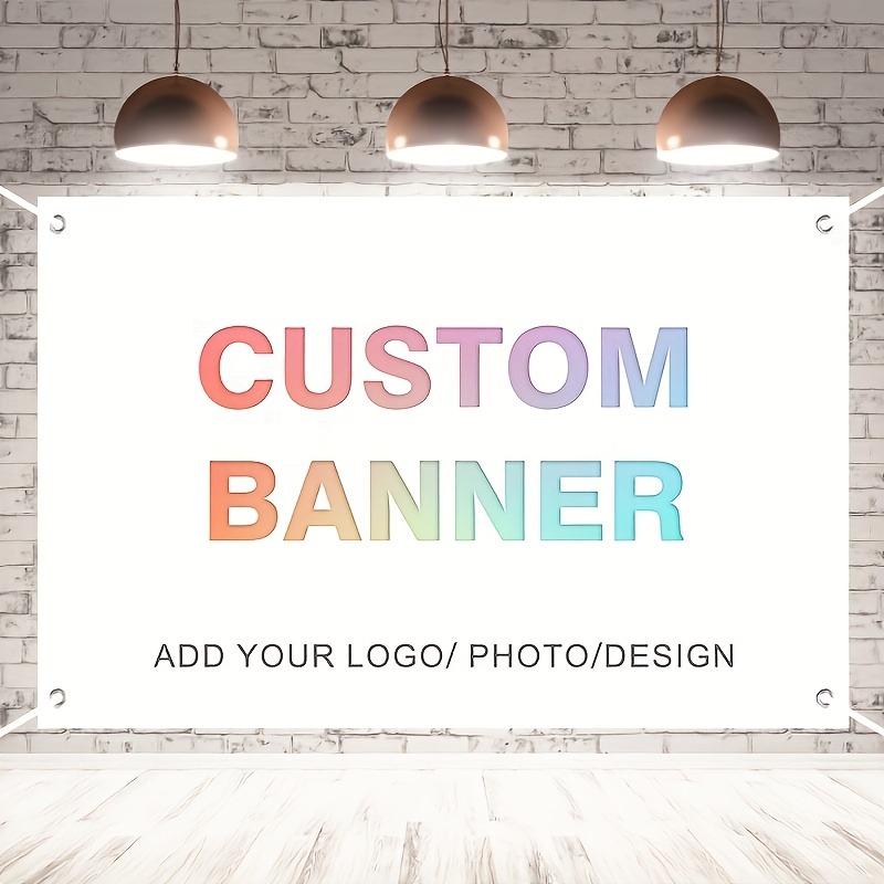 Customizable Photo Banners wit - огляд і ціна Home Decor Fabric