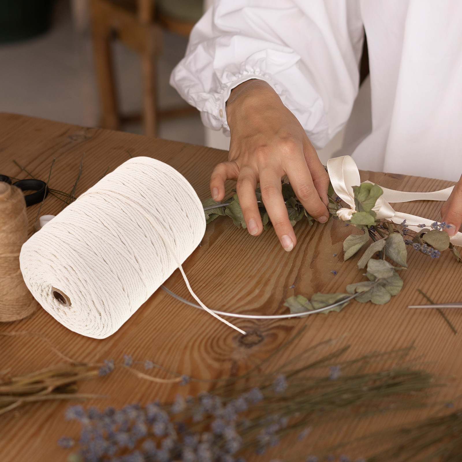 1 Roll Thick Soft Cotton Rope  - огляд і ціна Macrame Wall Hanging
