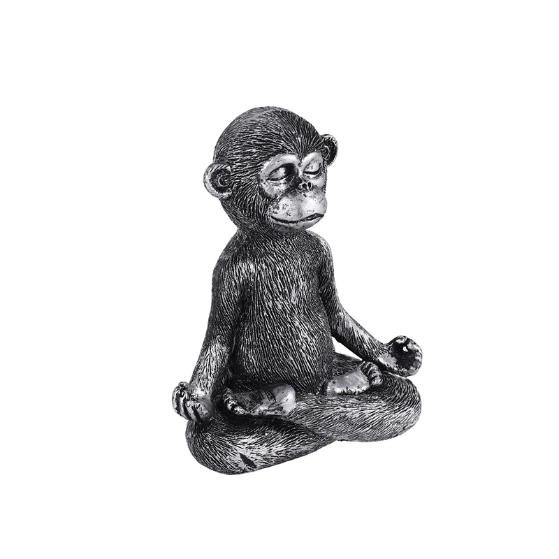Meditating Monkey Statue Resin - огляд і ціна Home Decor Outdoor