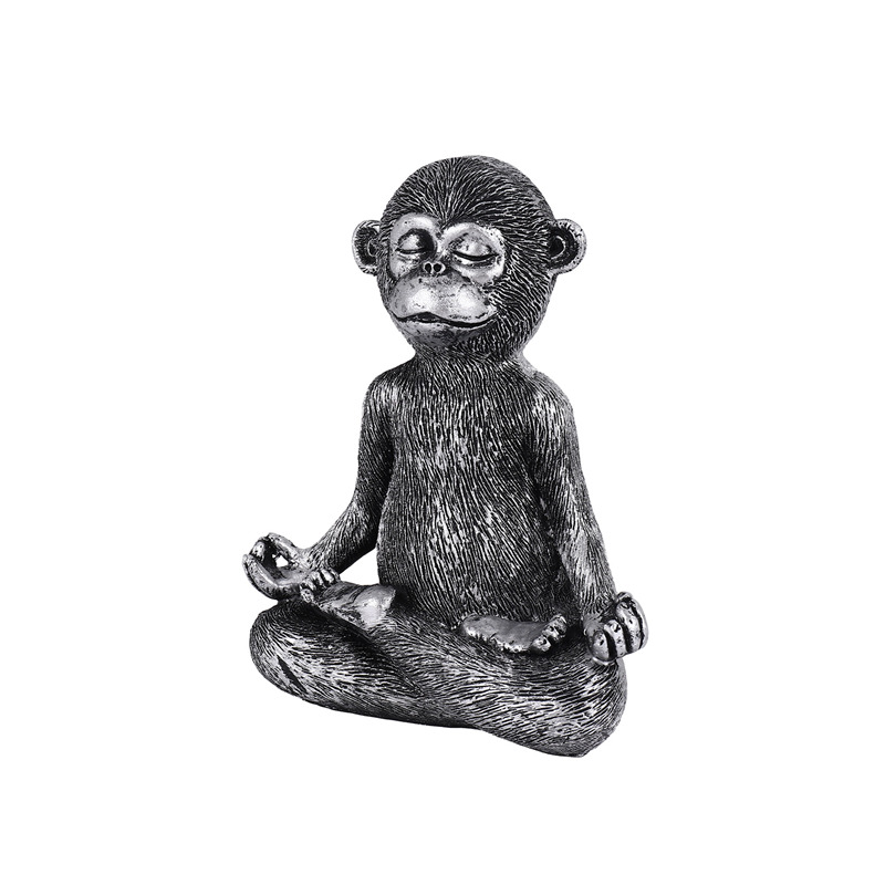 Meditating Monkey Statue Resin - огляд і ціна Home Decor Outdoor
