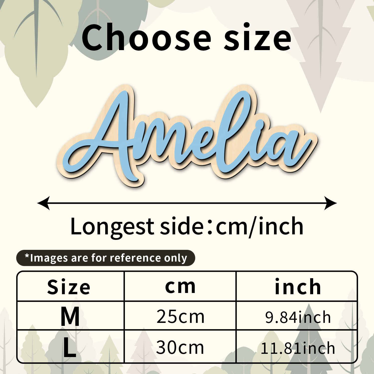 1pc Customized Wooden Name Dec - огляд і ціна Home Decor Zone