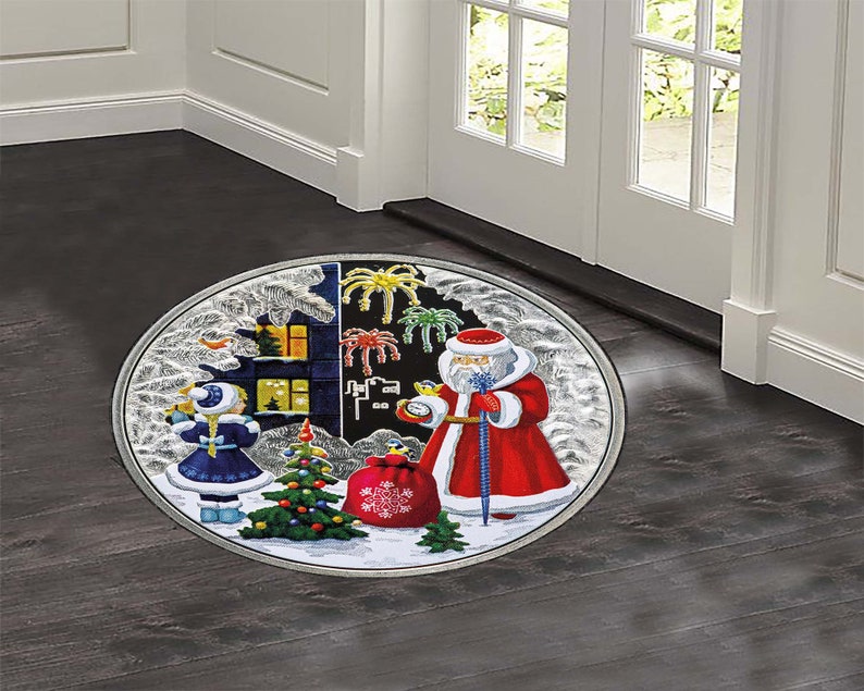 Christmas Tree Round Rug, Xmas - огляд і ціна Home Xmas Decor Ideas