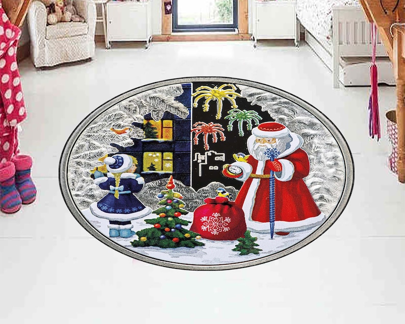 Christmas Tree Round Rug, Xmas - огляд і ціна Home Xmas Decor Ideas