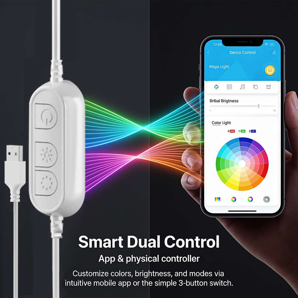 5M RGB Color Changing Neon Lig - огляд і ціна Home Decor App Free
