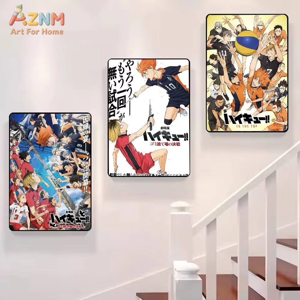 1PC ， H-Haikyuu Hot Anime Post - огляд і ціна Geometric Wall Art