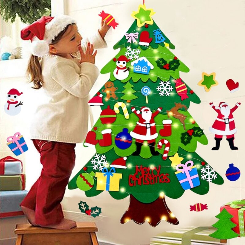 Kids DIY Felt Xmas Tree Set Ch - огляд і ціна Home Xmas Decor Ideas