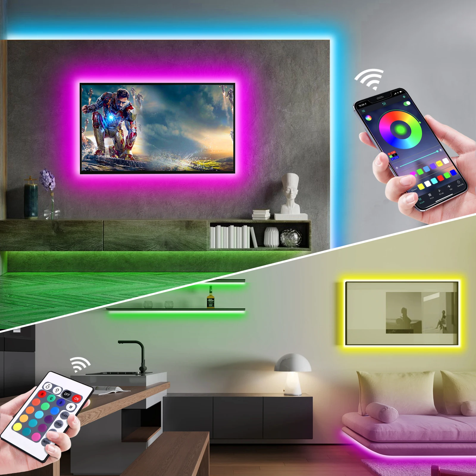 1-5m RGB LED Neon Strip Light  - огляд і ціна Home Decor Zone